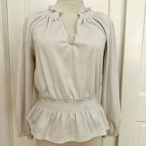 White Long Sleeve Blouse